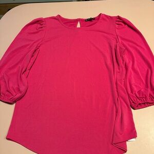 Adrianna Papell Vibrant Pink Blouse